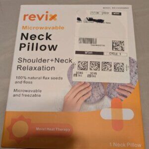 Revix Microwavable Neck Pillow Model Revix020Gray Shoulder & Neck Relaxation